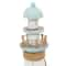 Coastal White Wooden Lighthouse Sculpture, 15&#x22; x 6&#x22; x 6&#x22;